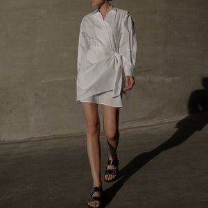 Thakoon wrap shirt dress